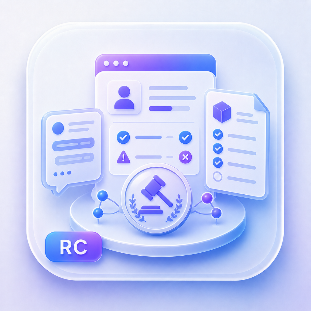 需求评审庭 · ReviewCourt 图标