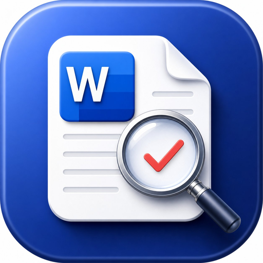 Word Report Proofreading icon