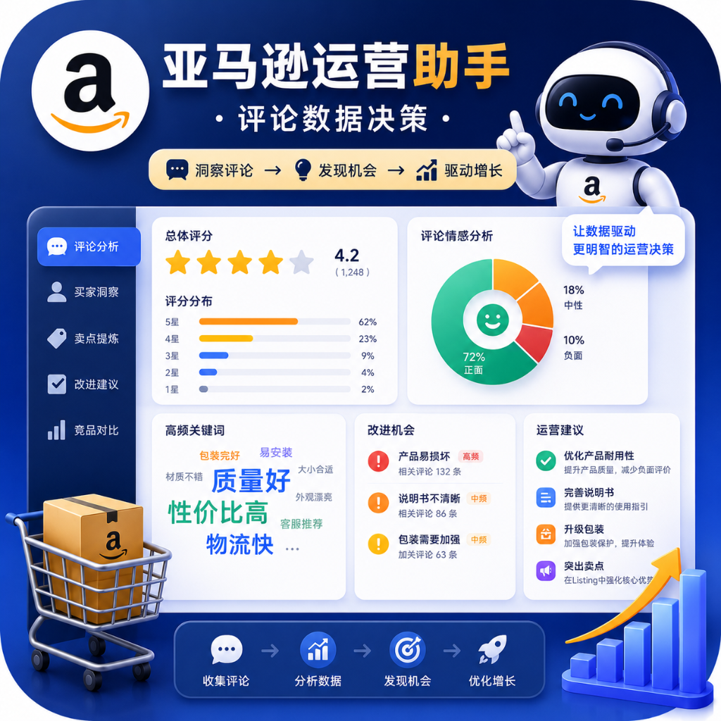 亚马逊评论数据决策助手