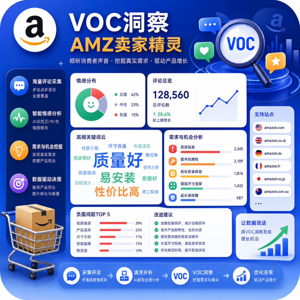VOC洞察AMZ卖家精灵