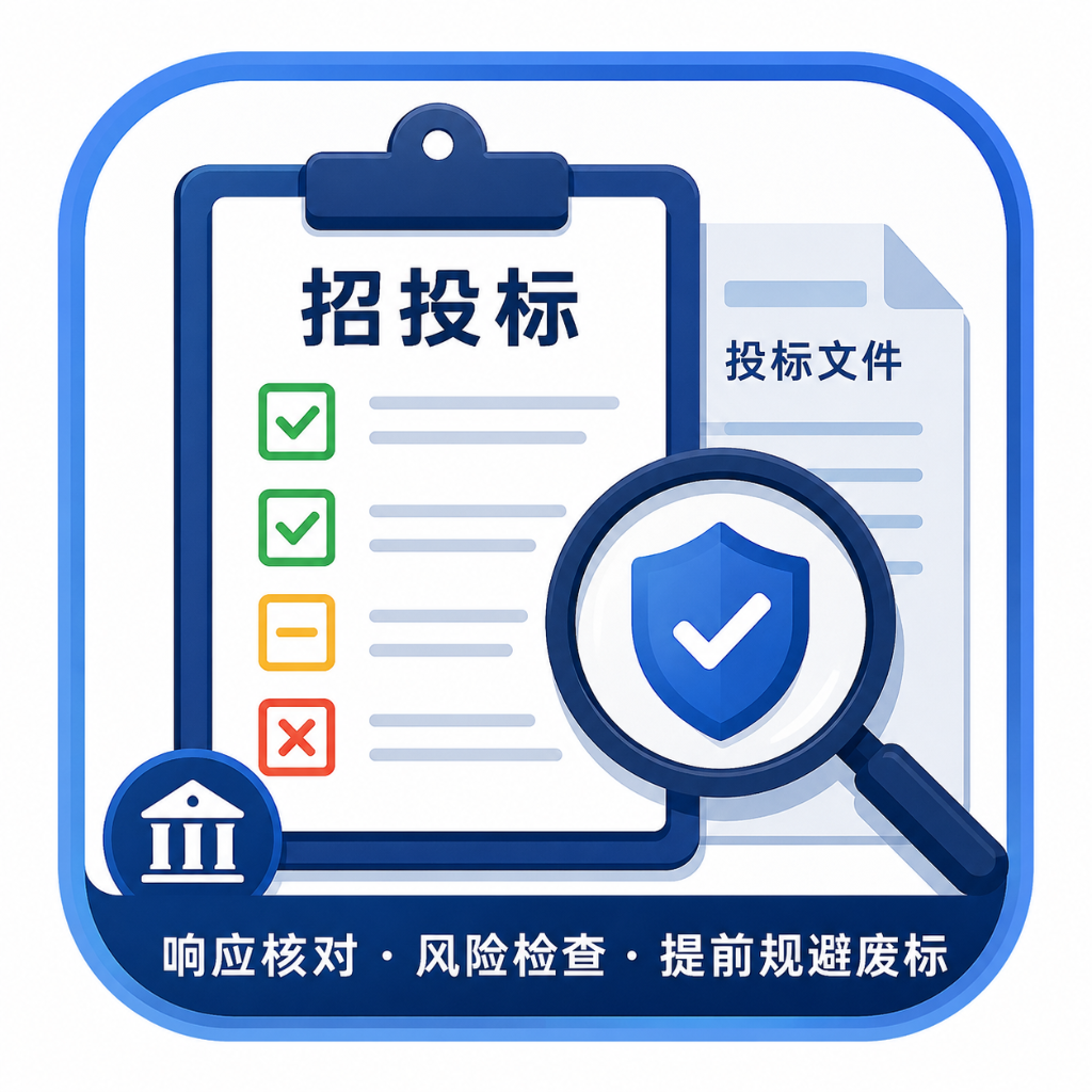 招投标响应与废标风险检查器